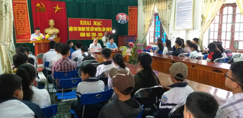 Diễn Châu tổ chức thành công Hội thi Tin học trẻ cấp huyện lần thứ VI năm 2019