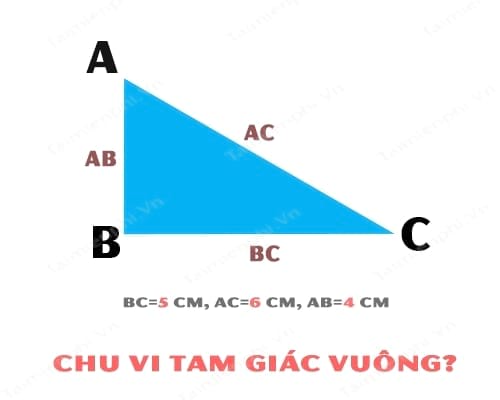 Công thức tính chu vi của tam giác vuông: Hướng dẫn toàn diện